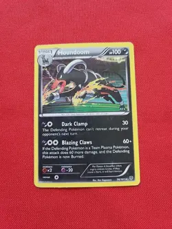 Pokemon: Houndoom #56/101 Holo Rare Plasma Blast Pokemon 2013 - MP - F55 - Image 1