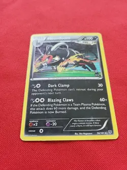 Pokemon: Houndoom #56/101 Holo Rare Plasma Blast Pokemon 2013 - MP - F55 - Image 3