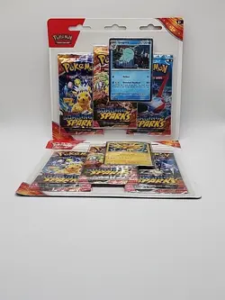 Pokemon Surging Sparks 3 Pack Blisters [Zapdos & Quagsire] - Set of 2 - Sealed - Image 3