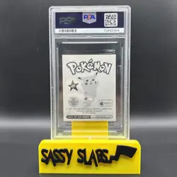 1999 Merlin Pokemon Mew #S25 Prism Sticker - PSA 8 Mint - Image 2