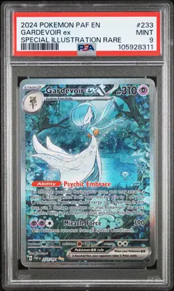 2024 POKEMON PAF EN-PALDEAN FATES SPECIAL ILLUSTRATION RARE GARDEVOIR EX PSA 9 - Image 1