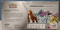 Pokemon TCG - Legends of Johto Pin Collection Box - 9 Booster Packs - 2020 - Image 2