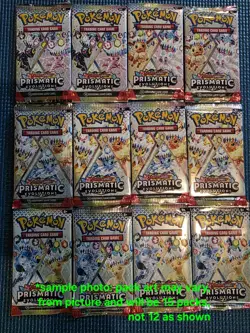 Pokemon TCG Lot of 15 Prismatic Evolutions Booster Packs *FACTORY SEALED* - Image 1