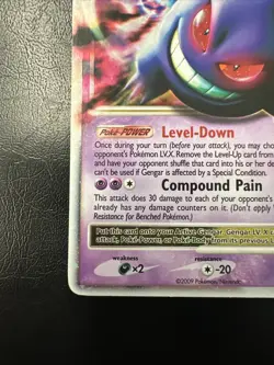 2009 POKEMON PLATINUM ARCEUS #97 GENGAR LV.X-HOLO Near Mint NM - Image 4