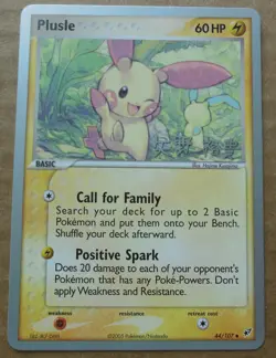2006 World Championships Plusle 44/107 Promo Non-Holo Pokemon NM - Image 1