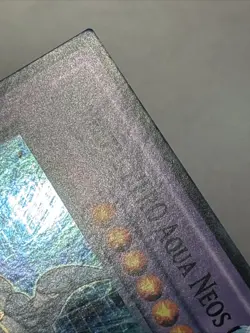 Elemental HERO Aqua Neos LCGX-EN057 Unlimited Edition Super Rare LP - Image 2