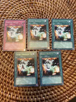 YUGIOH DESTINY BOARD SET DMG-NM LON, DB1, Spirit Message FINAL - Image 1