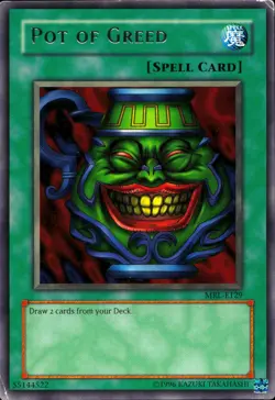 Yugioh Pot of Greed MRL-E129 LP/MP - Image 1