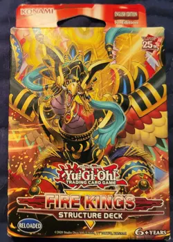YU-GI-OH Fire Kings Strucure Deck W/ 2 Spell Ruler Pack Of 9 Cards Ea. - Image 2