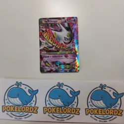 M Gengar EX XY166 Black Star Promo 2016 Pokemon Card Damaged - Image 1