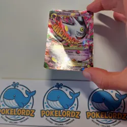 M Gengar EX XY166 Black Star Promo 2016 Pokemon Card Damaged - Image 4