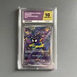 Gastly 177/162 Temporal Forces IR Pokemon Card - ACE 10 Colour Match - Image 1