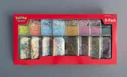 Pokemon TCG Prismatic Evolutions Costco 8 Mini-Tin Bundle w/ Promo Cards NEW - Image 1