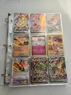 Pokemon Binder Lot Of Card Various Sets Holos, Rares, Full Arts - Image 1