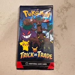 3 Pack Pokemon TCG Trick or Trade Booster Packs 2024 Halloween Card Lot Bundle - Image 3
