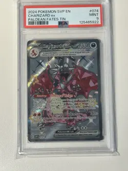Charizard ex 074 Sv: Scarlet & Violet Promo Cards Holo PSA 9 - Image 1