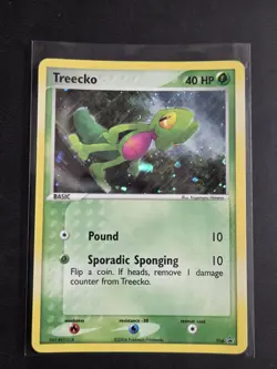 Treecko 016 Holo Black Star Promo Nintendo Holo Pokemon TCG Card - LP - Image 1