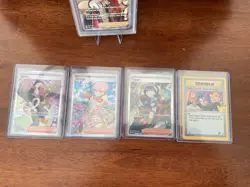 Pokemon Full Art Trainer Card Lot with graded slab! Lot of 5 - Image 2