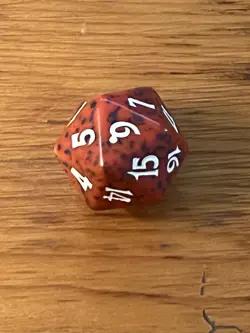 MTG - Magic the Gathering - 2001 Deckmasters - Spindown D20 Dice Die - Red - Image 5
