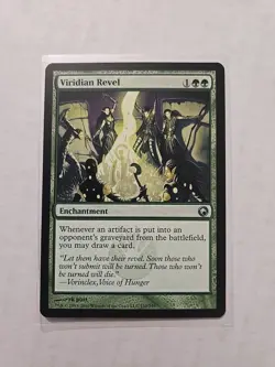 Viridian Revel - Scars of Mirrodin - LP - Uncommon - Enchantment - MTG Magic - Image 1