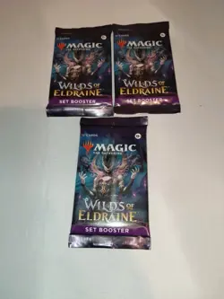 TWO Wilds of Eldraine Set Booster Pack 3x Factory Sealed NEW Magic the Gathering - Image 1