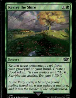 MTG Revive the Shire 0185 The lord of The Rings Holo LP - Image 1