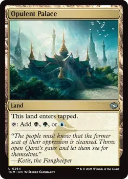 NM Opulent Palace, MTG, Tarkir Dragonstorm, Magic the Gathering, 264 - Image 1