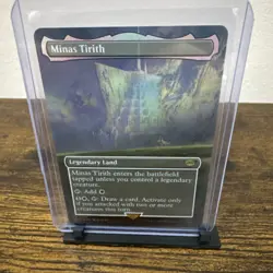 Minas Tirith Borderless Foil Magic The Gathering - Image 3