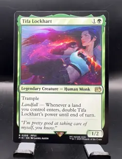 Tifa Lockhart R 0206 Final Fantasy Mtg Damaged - Image 1