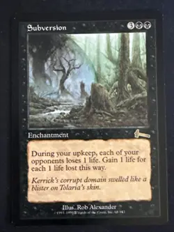 1x Subversion (68) Urza's Legacy LP MTG Magic the Gathering x1 MKE - Image 1