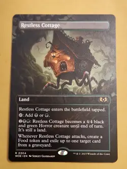 MTG Wilds Of Eldraine - restless cottage Borderless rare R 0304 - Image 1