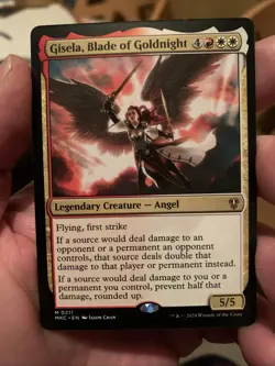 1x GISELA, BLADE OF GOLDNIGHT - Commander - MTG - Magic the Gathering - Image 1