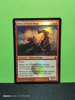 FOIL Hero of Oxid Ridge / Held vom Oxid-Kamm - MTG Magic - Image 1