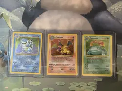 RESERVED Charizard Blastoise Venusaur 1999 Shadowless Holo Rare Vintage Pokemon - Image 3