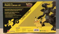 Pokemon TCG - Pikachu Zekrom GX Tag Team Premium Collection Box 10 Booster Packs 820650809910 - Image 2