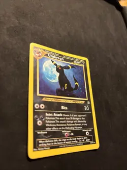 Umbreon Holo Ultra Rare Neo Discovery 13/75 Pokemon MP - Image 2