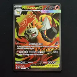 Pokemon TCG - Mega Camerupt ex Ultra Rare - 156/132 - ME01: Mega Evolution - NM - Image 1