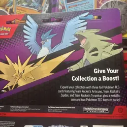 Lot of 5 Pokemon TCG Team Rocket 2 Booster Blister Packs Zapdos - Sealed New 🔥 - Image 2