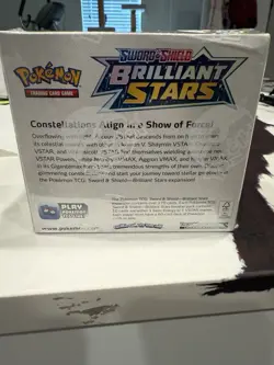 Sealed Pokemon TCG Sword & Shield Brilliant Stars Booster Box-SEE PHOTOS - Image 2