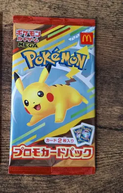 Pokemon TCG Mega McDonald's Pikachu Promo Pack 2025 Sealed From Japan - Image 1