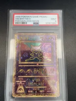 Ancient Mew 2000 Pokemon Movie Promo Holo Rare holo swirl - Image 1