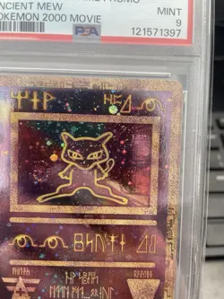 Ancient Mew 2000 Pokemon Movie Promo Holo Rare holo swirl - Image 3