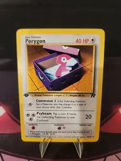 Porygon 48/82 Pokemon TCG Team Rocket 1st Edition LP/MP - Image 1