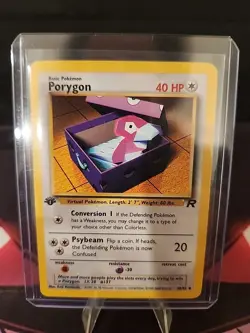 Porygon 48/82 Pokemon TCG Team Rocket 1st Edition LP/MP - Image 3