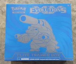 Sealed Pokemon XY Evolutions Blastoise Elite Trainer Box with Acrylic Case - Image 2