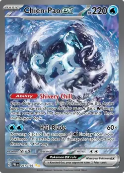 Chien-Pao ex (#261/193) - Holofoil SV - Paldea Evolved NM Pokemon - Image 1