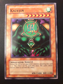 Yu-Gi-Oh! Kazejin, MRD-E026, Super Rare, 2. Edition, Englisch, Good - Image 1
