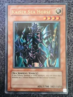 Yugioh Kaiser Sea Horse SKE-015 Ultra Rare Unlimited Edition NM - Image 1
