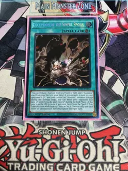 Deception Of The Sinful Spoils Secret Rare ROTA-EN055 Yugioh White Forest - Image 1