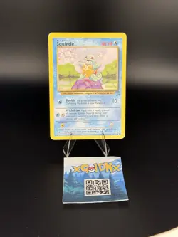Pokemon TCG Squirtle Base Set 2 Unlimited Common Card 93/130 MP - Image 2